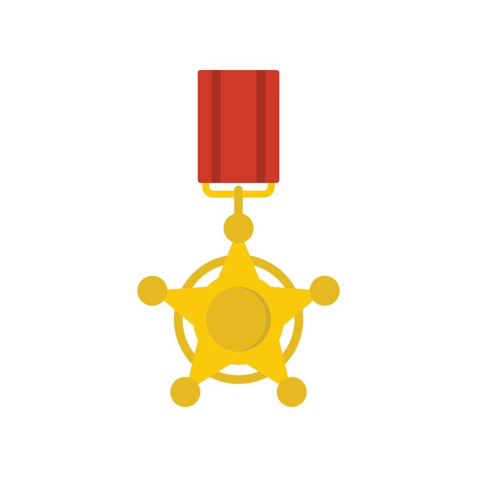 Medaille Symbol Vektor flach