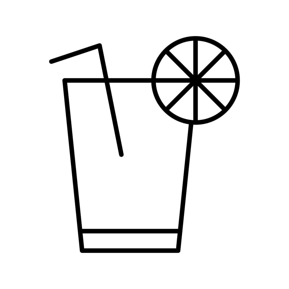unik citron- juice vektor ikon