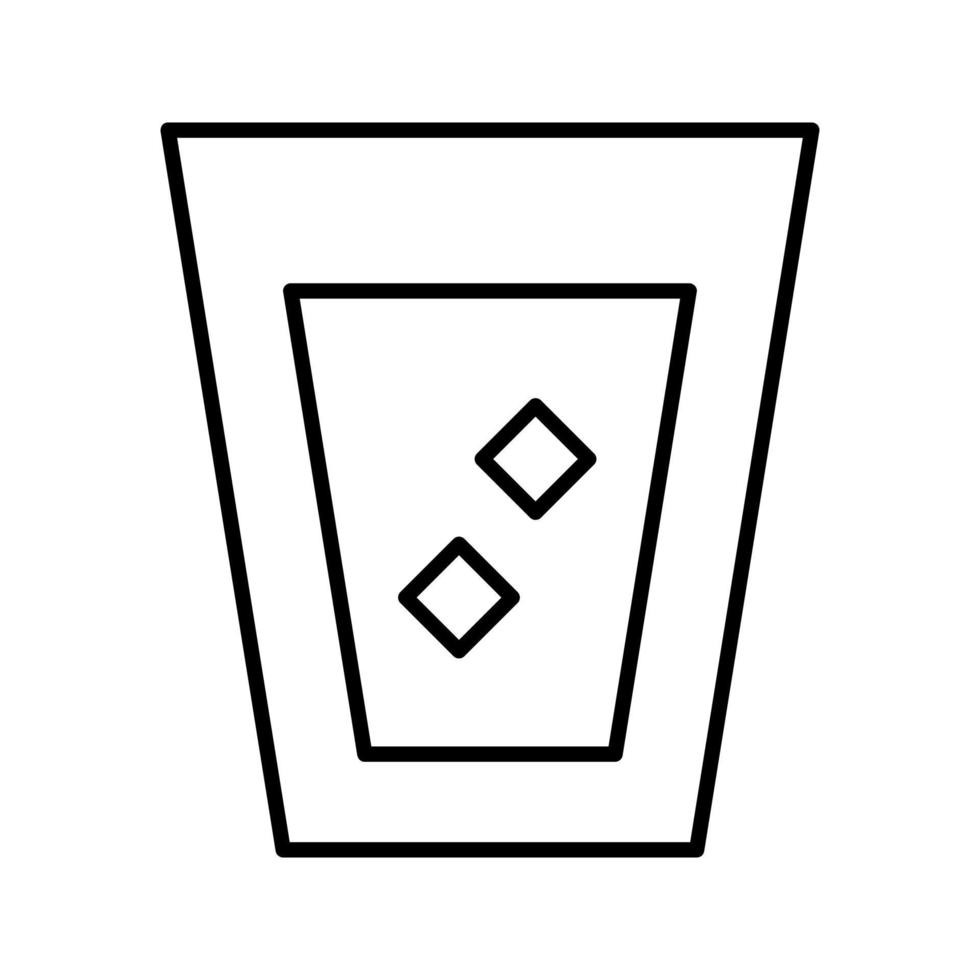 unik vit ryska dryck vektor ikon