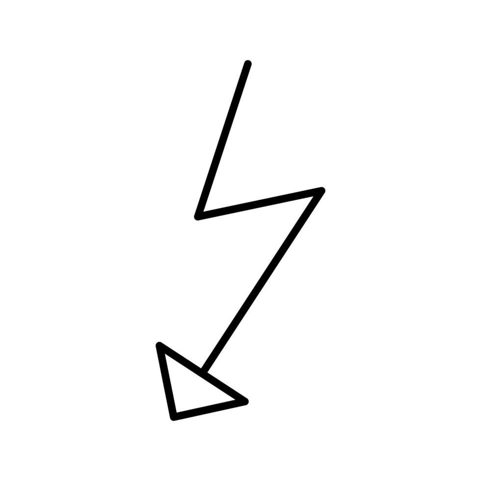 einzigartiges Flash-Vektorsymbol vektor
