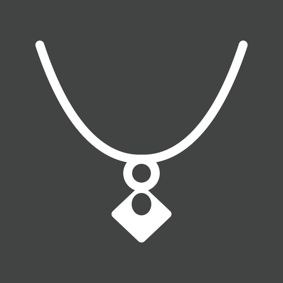 medaljong glyf omvänd ikon vektor