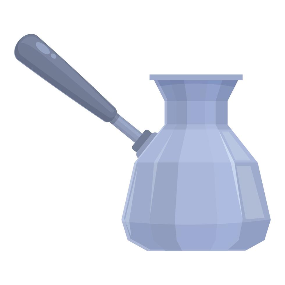 armeniska kaffe pott ikon tecknad serie vektor. Cezve kopp vektor