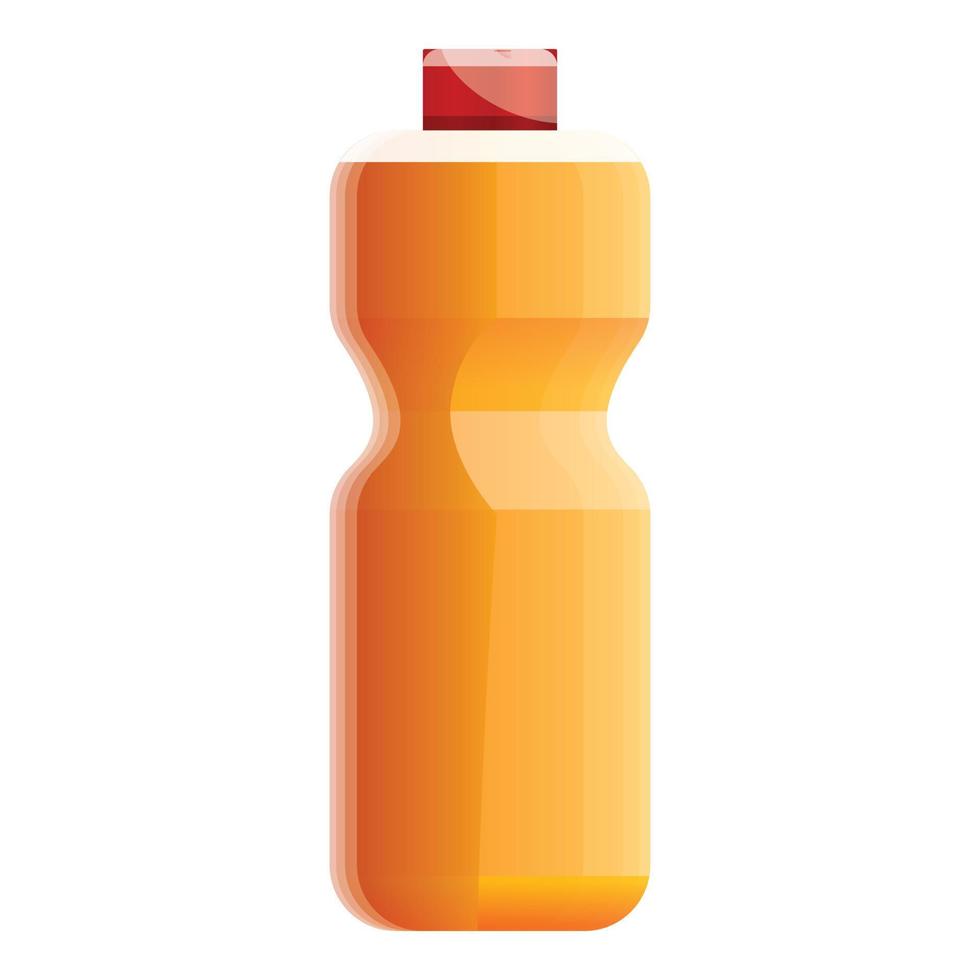 rengöring flaska ikon, tecknad serie stil vektor