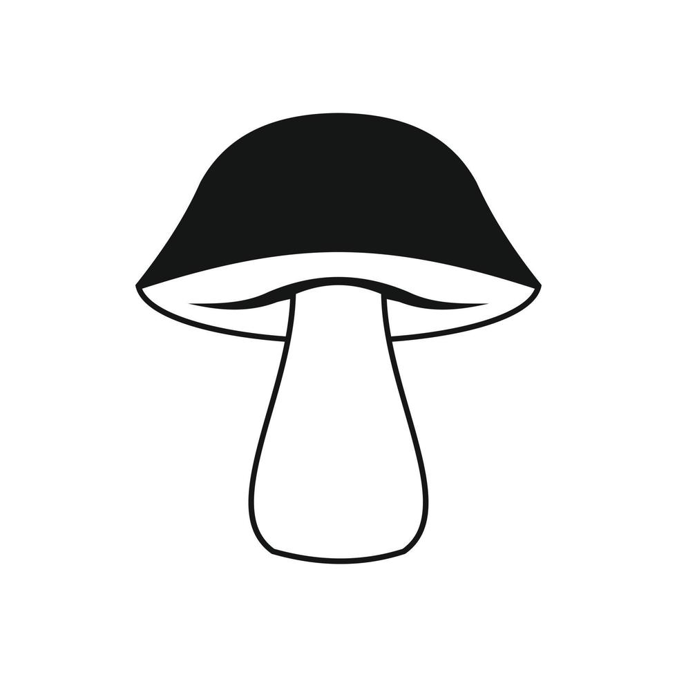 Pilz-Symbol im einfachen Stil vektor