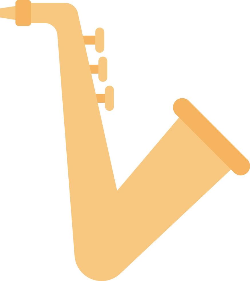 Saxophon-Vektorillustration auf einem Hintergrund. Premium-Qualitätssymbole. Vektorsymbole für Konzept und Grafikdesign. vektor
