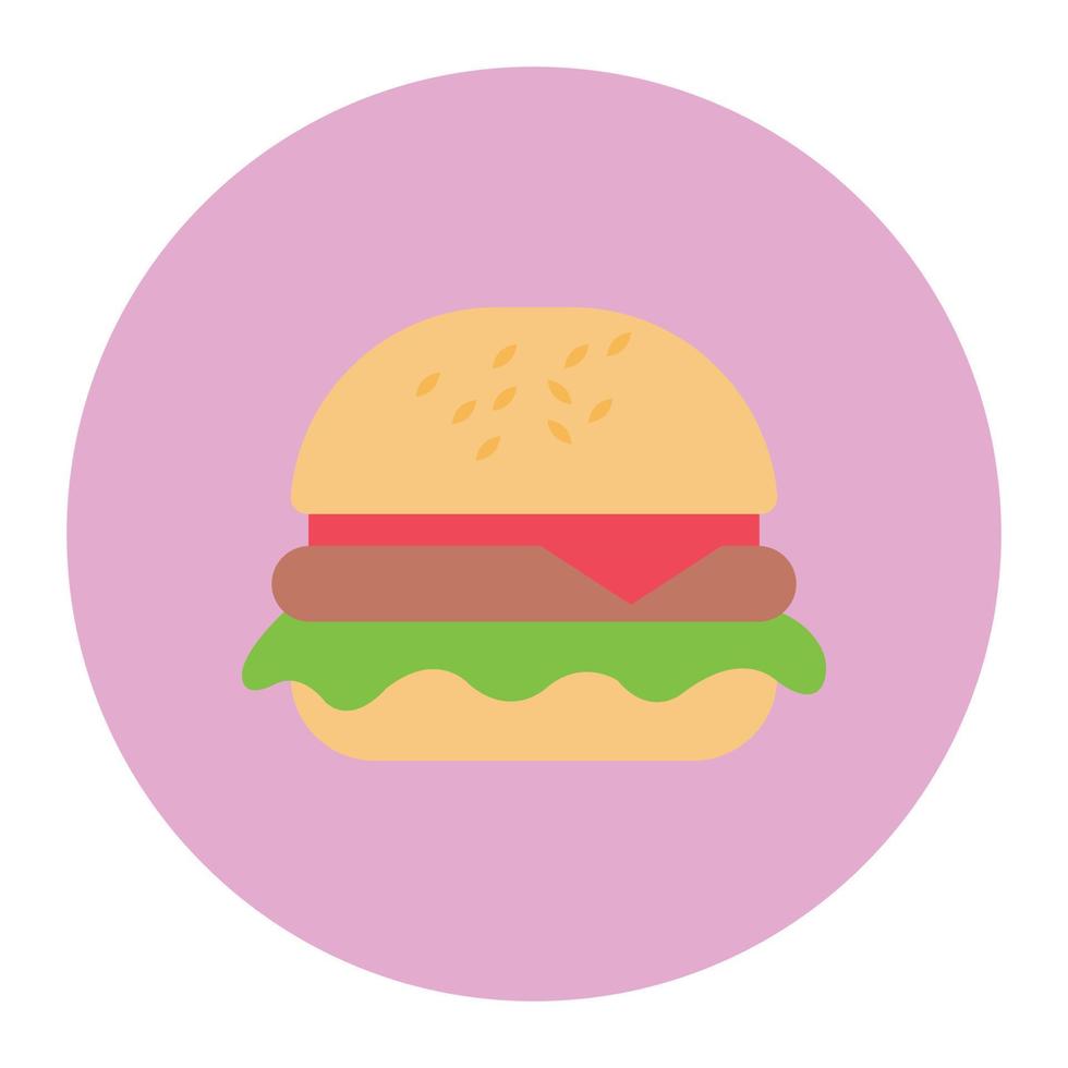 burger vektor illustration på en bakgrund. premium kvalitet symbols.vector ikoner för koncept och grafisk design.