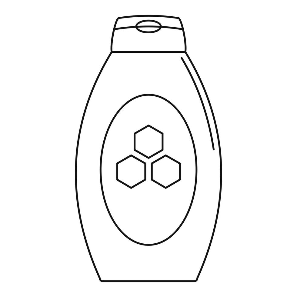 Propolis-Röhrensymbol, Umrissstil vektor