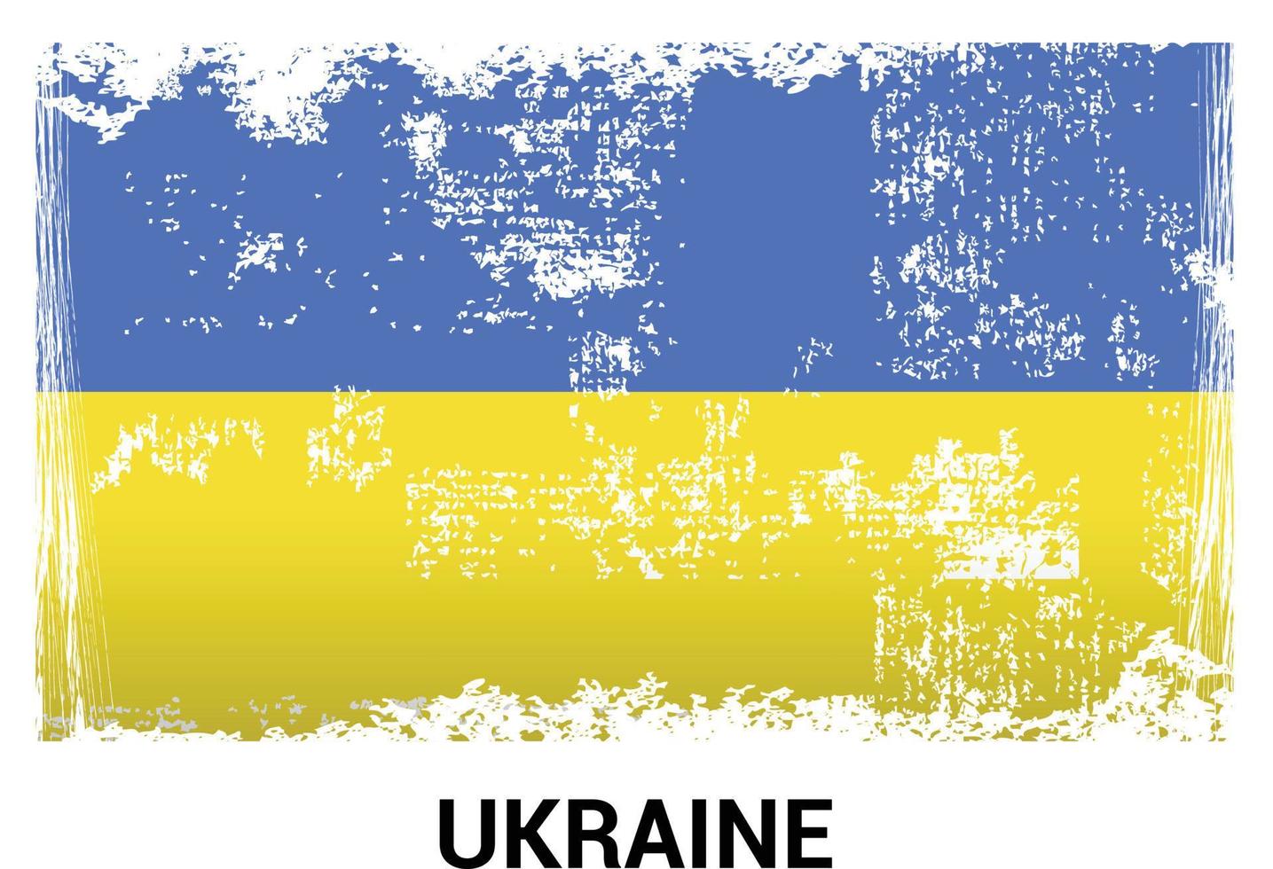 ukraina flagga design vektor