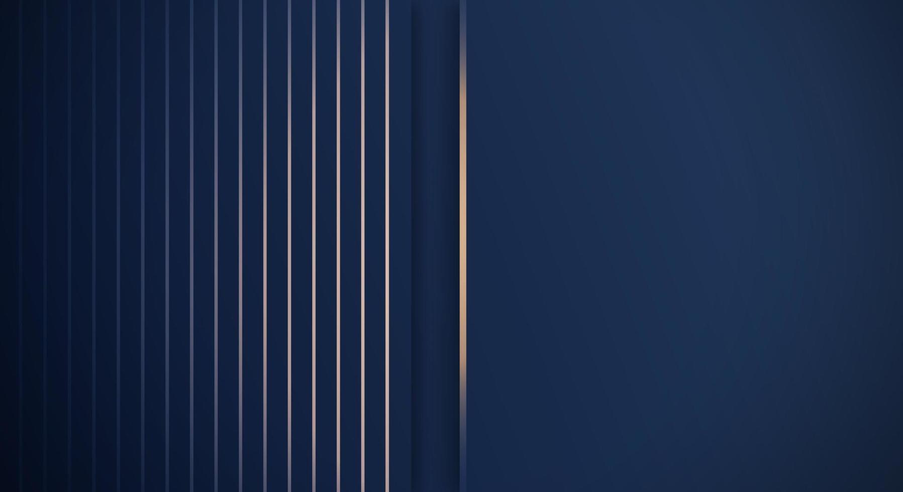 dunkelblauer und goldener luxusglitter abstrakter techgeometrischer hintergrund mit kopienraum für text oder nachricht vektor