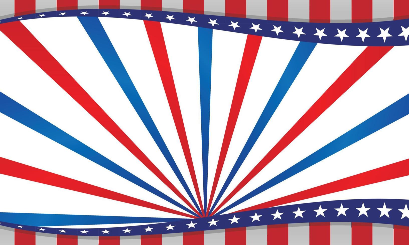 Hintergrund der amerikanischen Flagge vektor