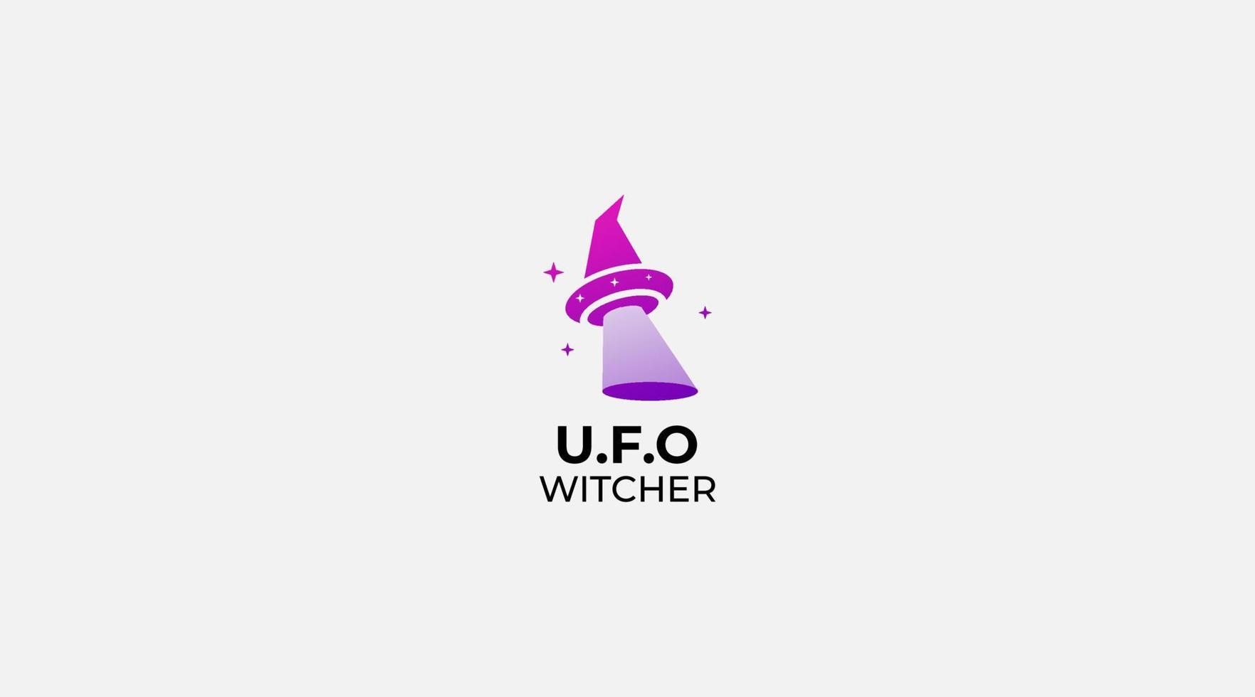 Wizard-Logo-Design Hexer-Vektor-Illustration vektor