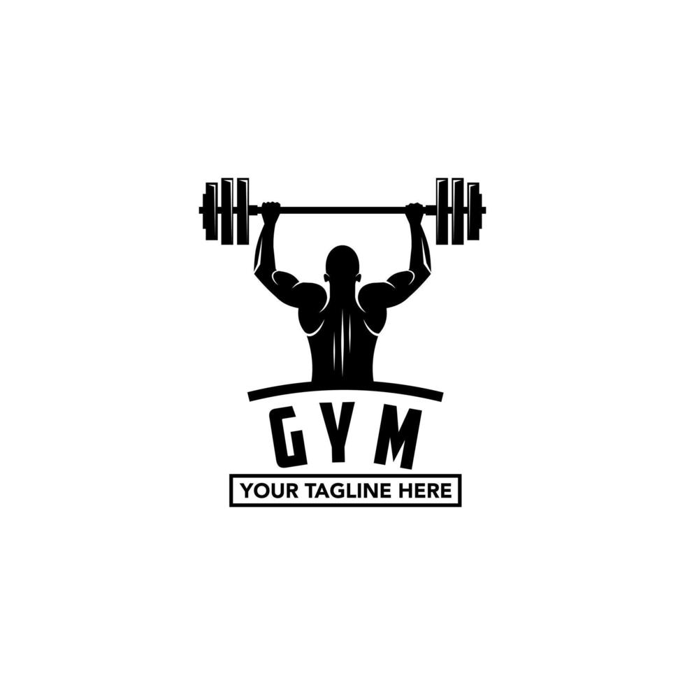 Fitnessstudio-Fitness-Logo - Vektorillustration, Fitnessstudio-Fitness-Logo-Design-Emblem. geeignet für Ihre Designanforderungen, Logos, Illustrationen, Animationen usw. vektor