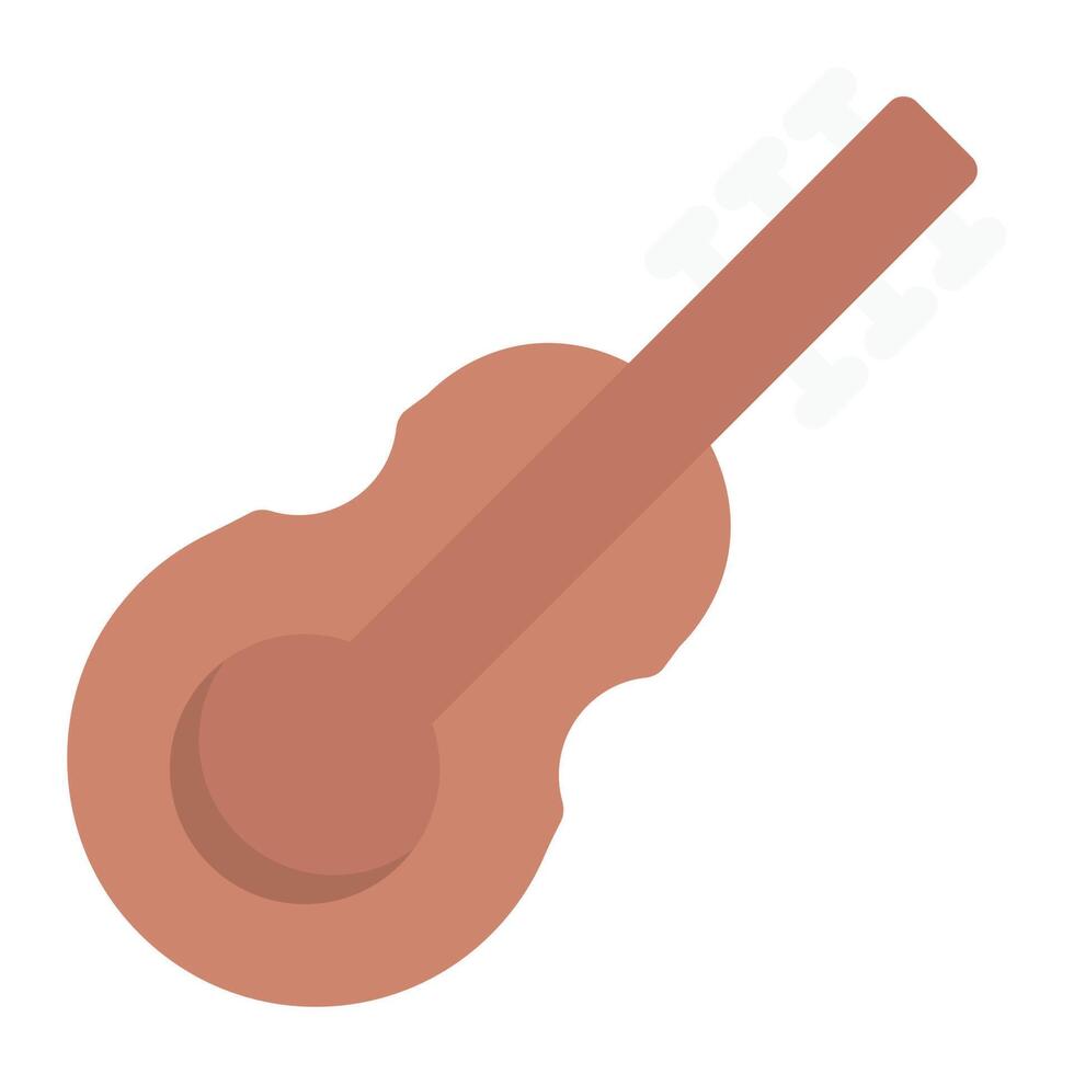 gitarrenvektorillustration auf einem hintergrund. hochwertige symbole. vektorikonen für konzept und grafikdesign. vektor