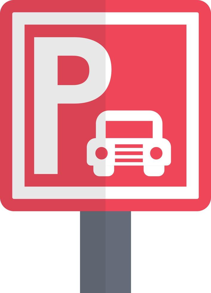 parkering styrelse vektor illustration på en bakgrund. premium kvalitet symbols.vector ikoner för koncept och grafisk design.