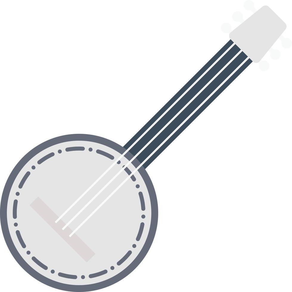 banjo-vektorillustration auf einem hintergrund. hochwertige symbole. vektorikonen für konzept und grafikdesign. vektor
