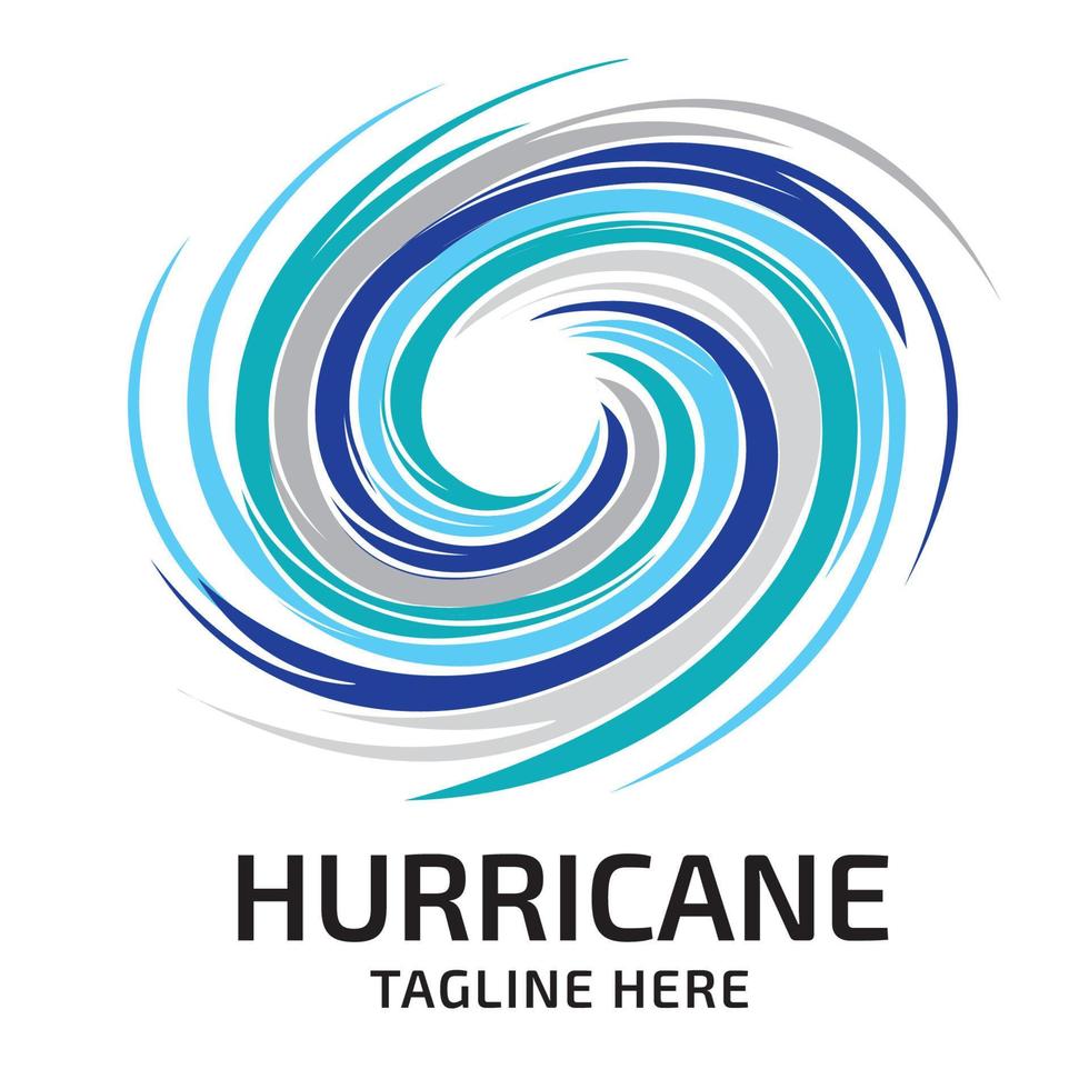 Hurrikan-Strudel-Logo, perfekt für elektrisches Geschäftslogo, IT-Service-Systemschutz-Firmenlogo vektor