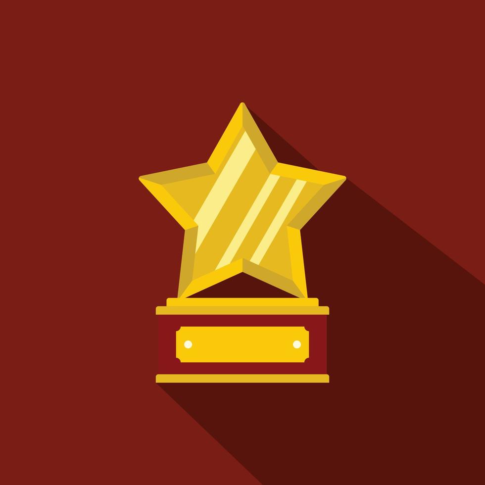 Star-Award-Icon-Vektor flach vektor