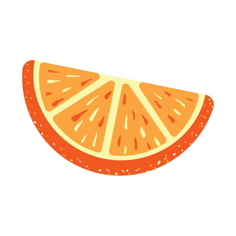 Orange Zuckergelee-Symbol, Cartoon-Stil vektor
