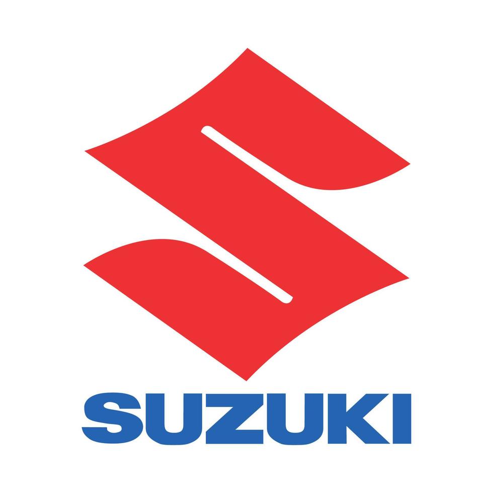 Suzuki logotyp på transparent bakgrund vektor