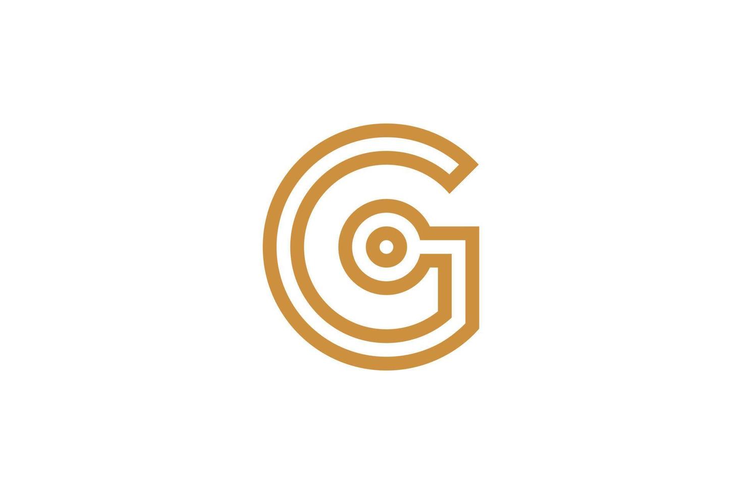 kreativ brev g logotyp mallar vektor