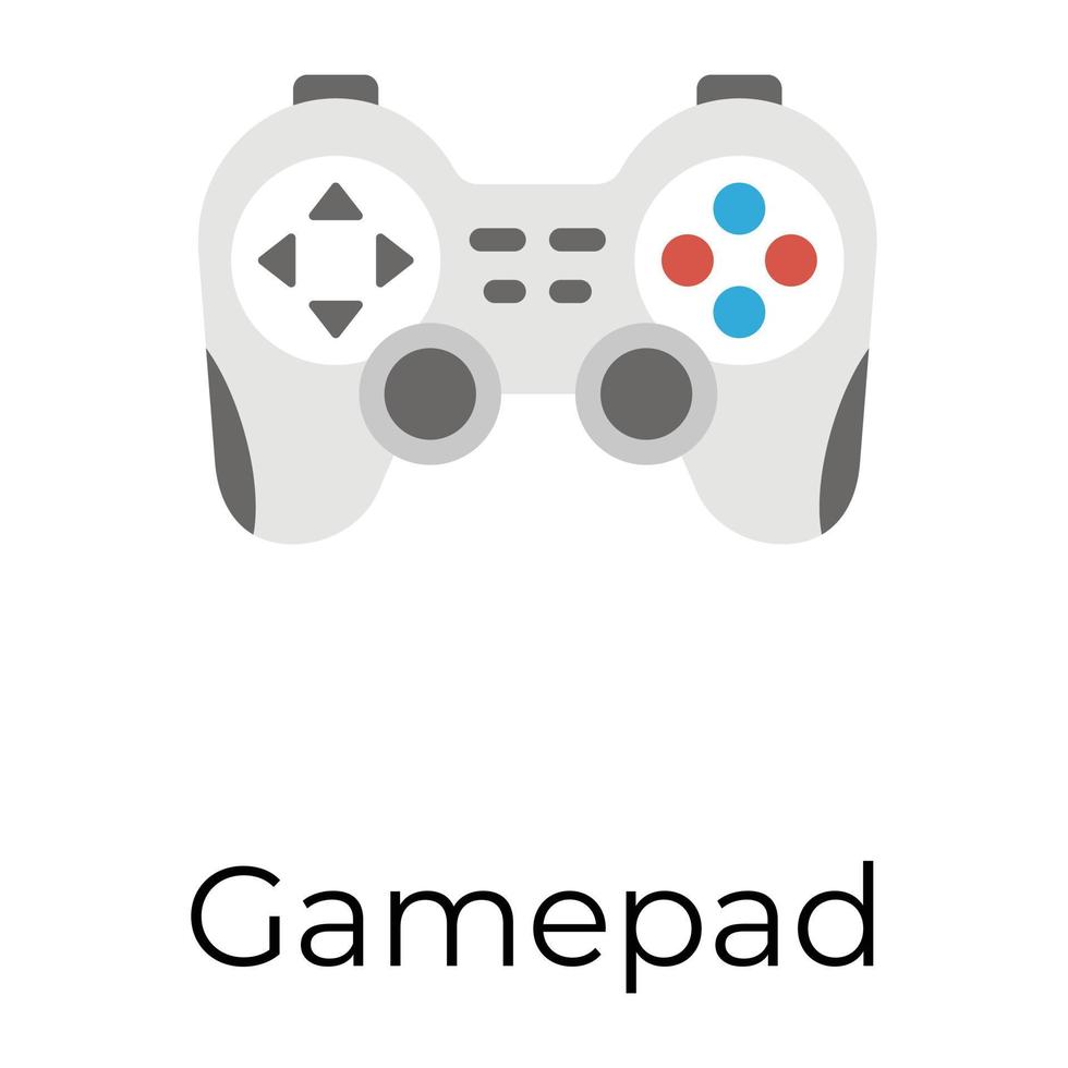 trendige Gamepad-Konzepte vektor