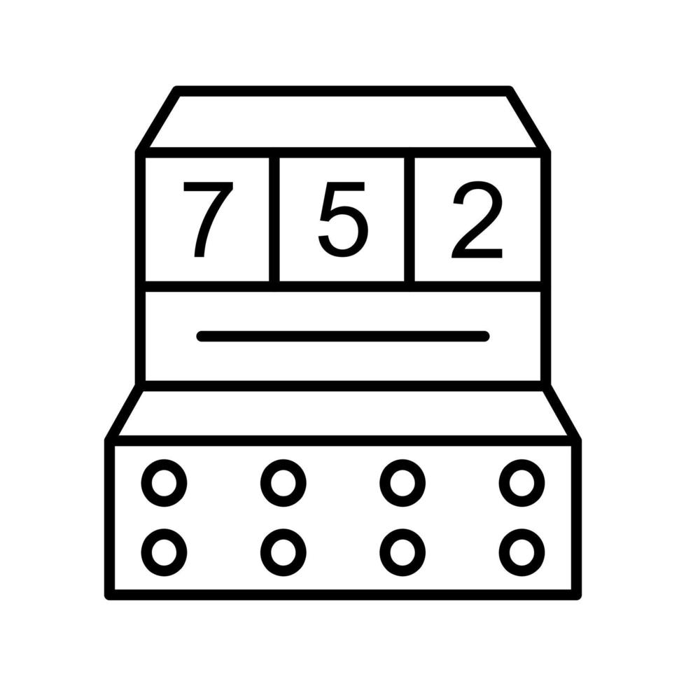 Vektorsymbol für Spielautomaten vektor