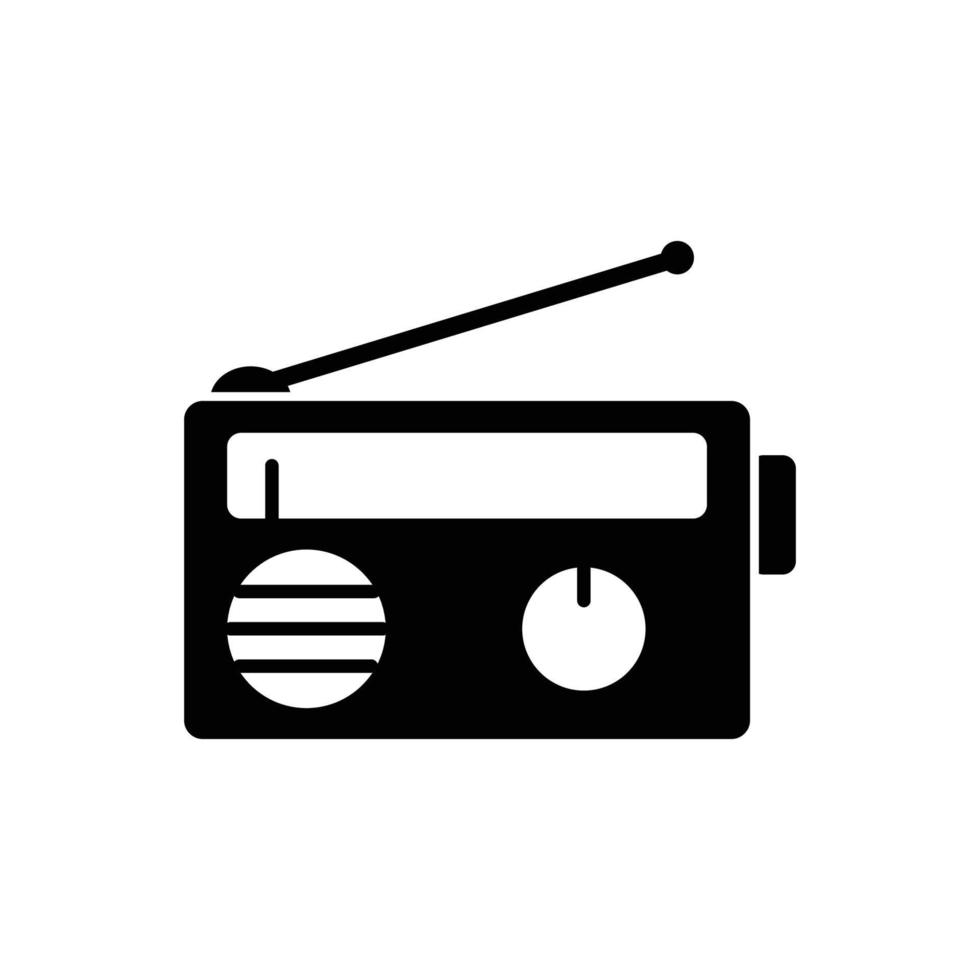 Radio-Icon-Vektor-Design-Vorlage vektor