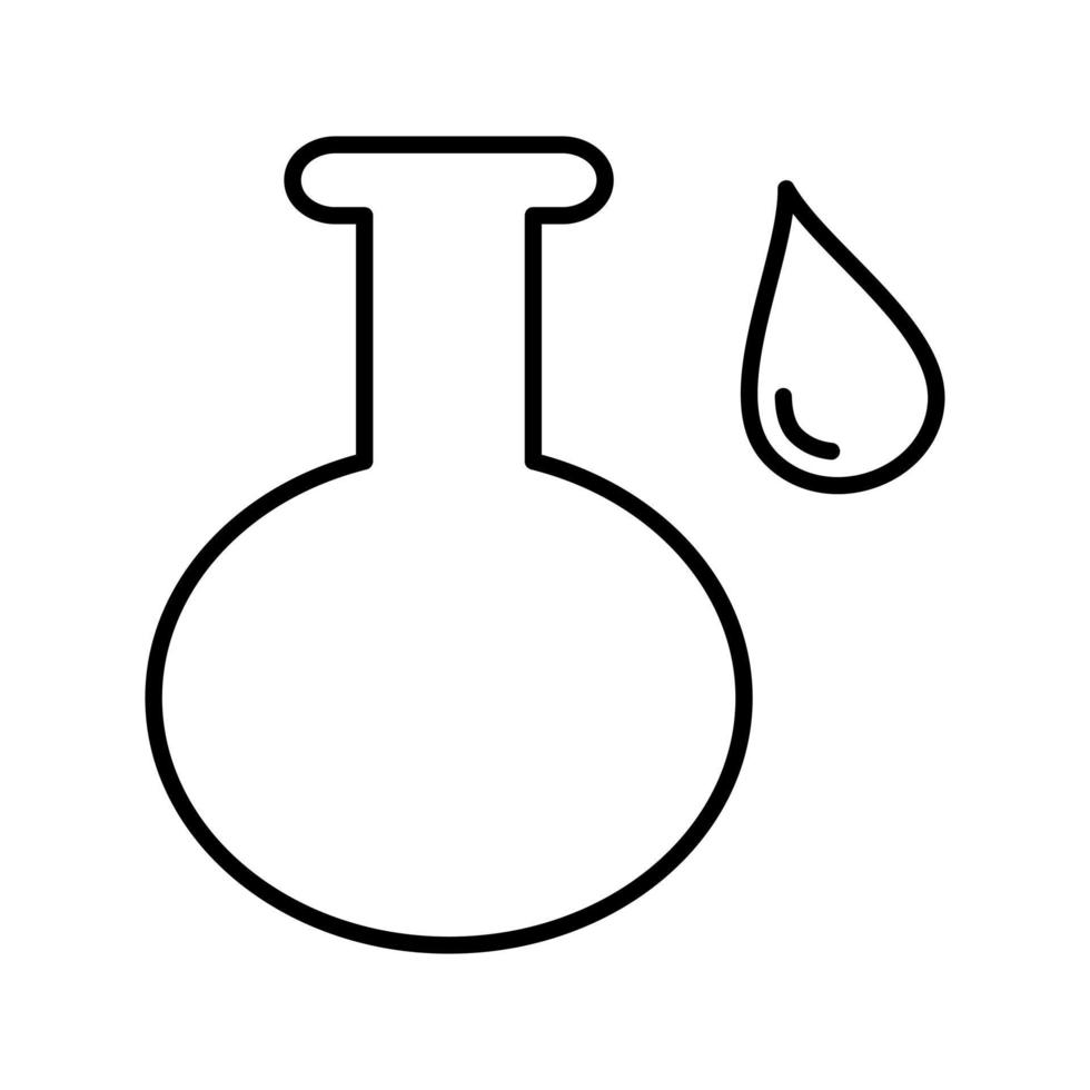 Vektorsymbol für saure Flüssigkeit vektor