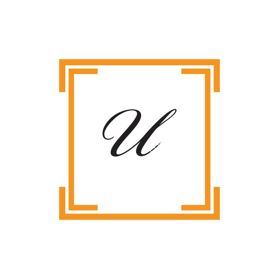 Buchstabe u Business Corporate abstrakte Einheit Vektor-Logo-Design-Vorlage vektor
