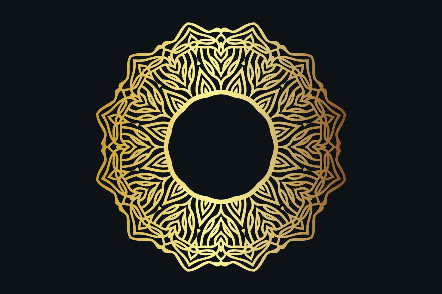 Mandala-Dekorationsmuster-Design kostenlos vektor
