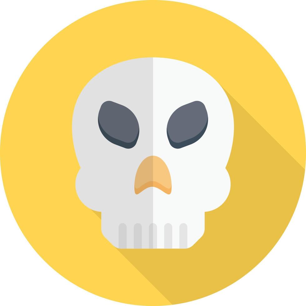 Totenkopf-Vektorillustration auf einem Hintergrund. Premium-Qualitätssymbole. Vektorsymbole für Konzept und Grafikdesign. vektor