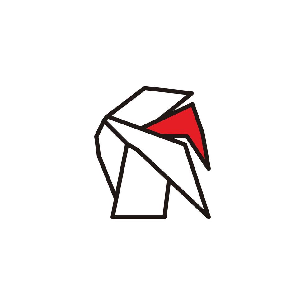 spartansk logotyp ikon design mall platt vektor