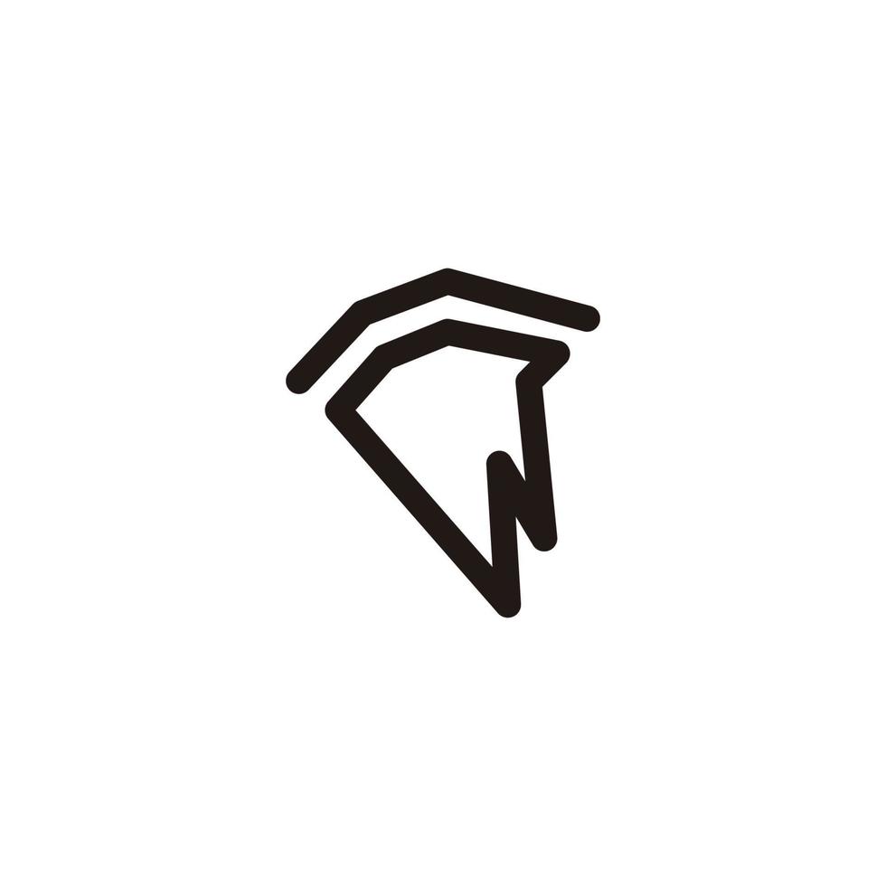 flacher Vektor der Spartan-Logo-Icon-Design-Vorlage