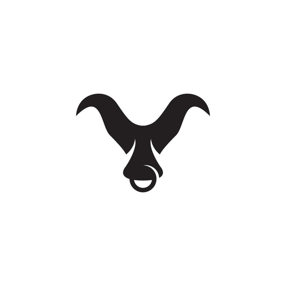 bull head logo bilder vektor