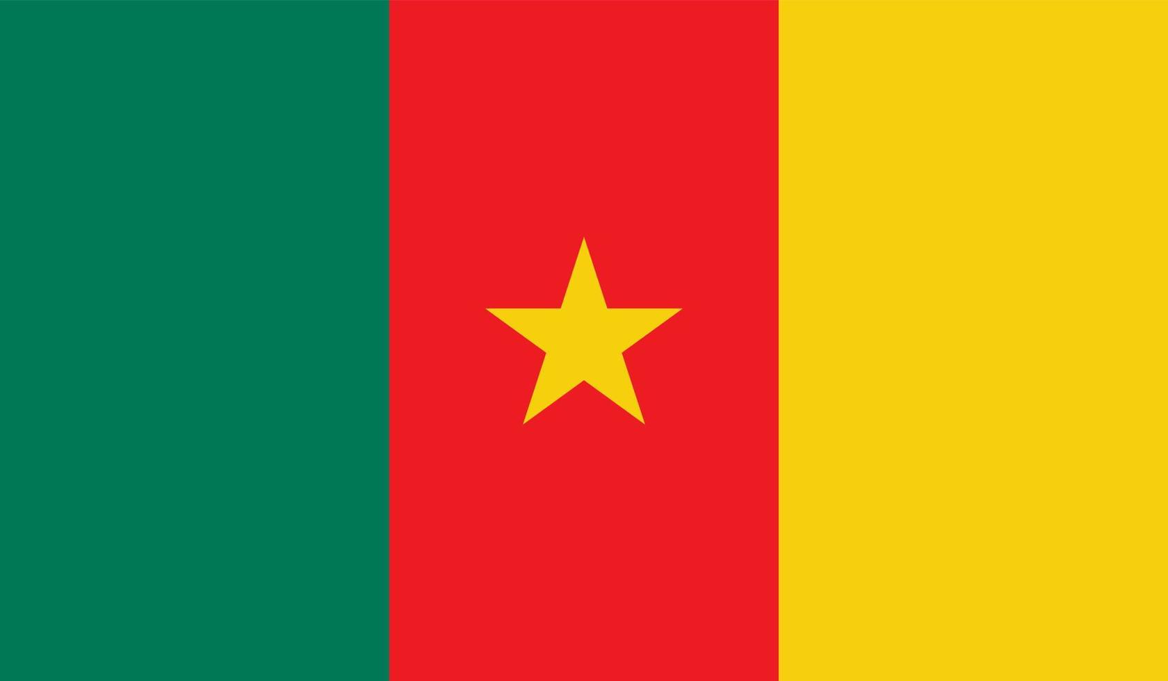 Kamerun-Flaggenbild vektor