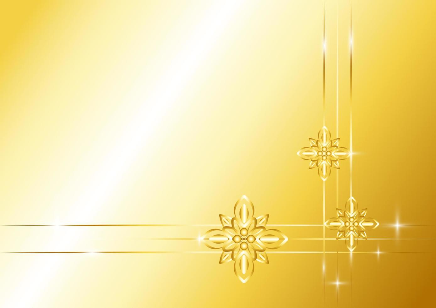 luxus abstrakter hintergrund mit goldenen glitzerlinienformen. für ein elegantes. Vektor-Illustration. vektor