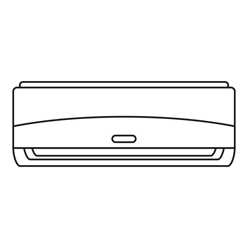 Symbol für kommerzielle Klimaanlage, Umrissstil vektor