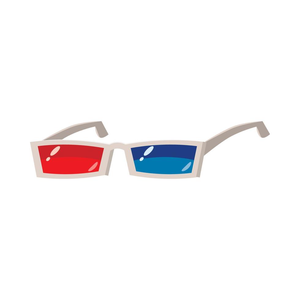 3D-Brille-Symbol, Cartoon-Stil vektor