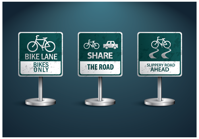 Freies Fahrrad-Zeichen Vektor