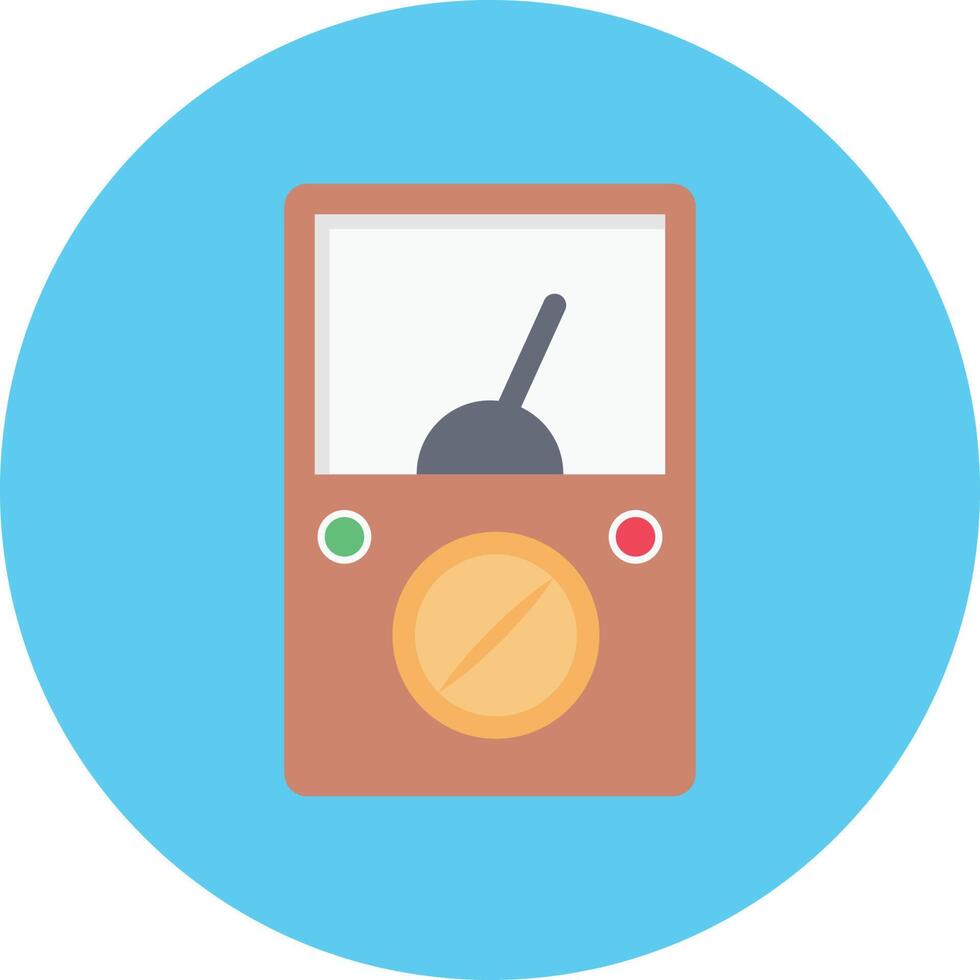 Voltmeter-Vektorillustration auf einem Hintergrund. Premium-Qualitätssymbole. Vektorsymbole für Konzept und Grafikdesign. vektor