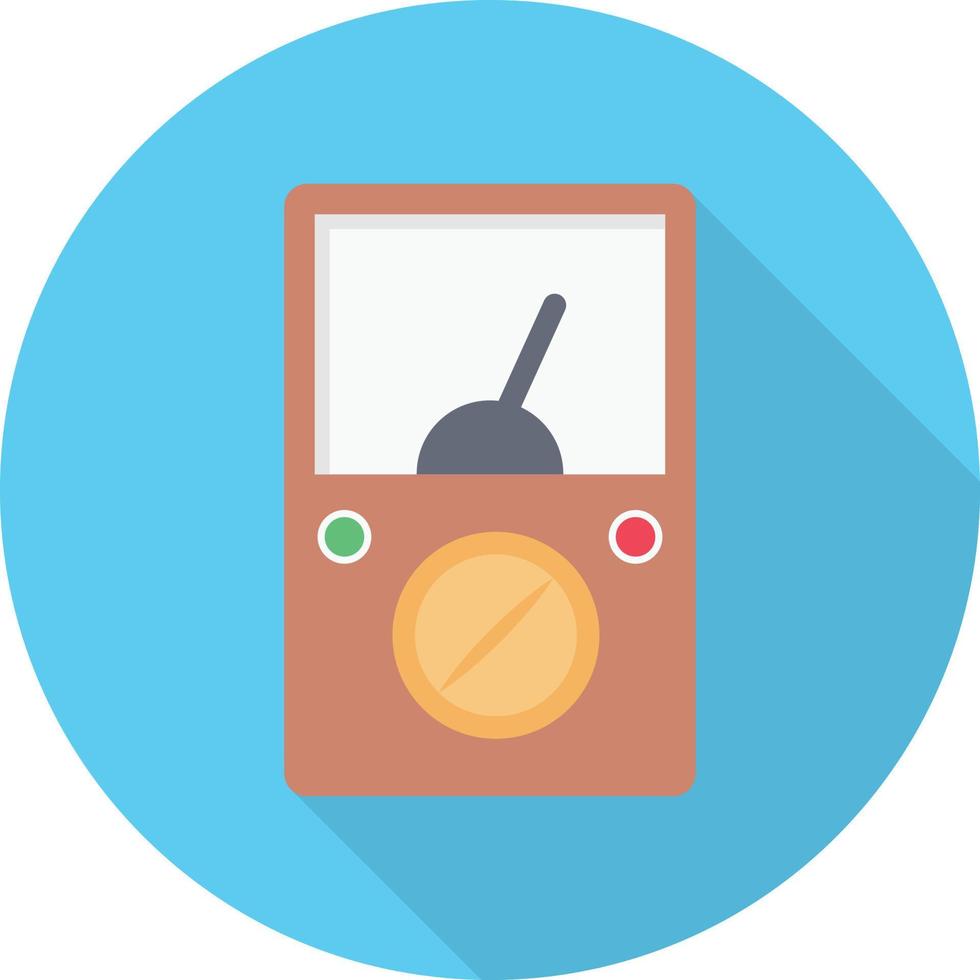 Voltmeter-Vektorillustration auf einem Hintergrund. Premium-Qualitätssymbole. Vektorsymbole für Konzept und Grafikdesign. vektor