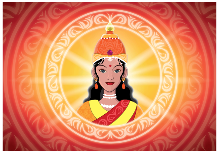 Gratis Lakshmi Illustration Vector