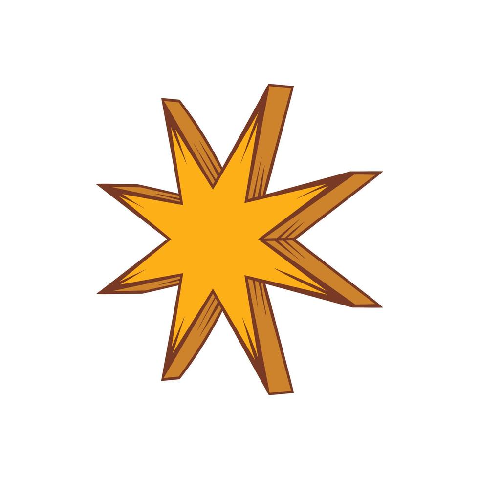 Sternsymbol, handgezeichneter Stil vektor