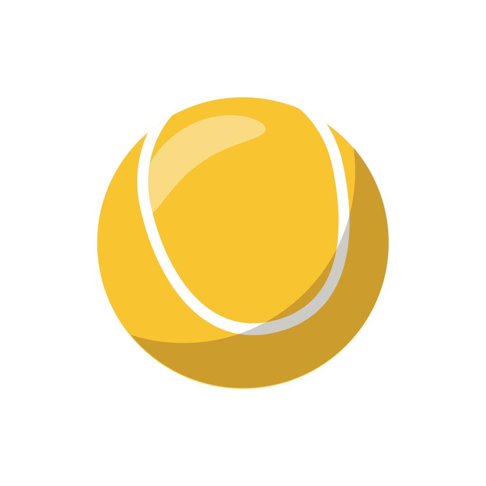 Tennisball-Symbol, Cartoon-Stil vektor
