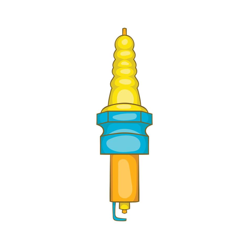 Zündkerzensymbol im Cartoon-Stil vektor