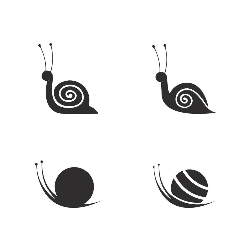 schnecke logo vorlage vektor symbol illustration
