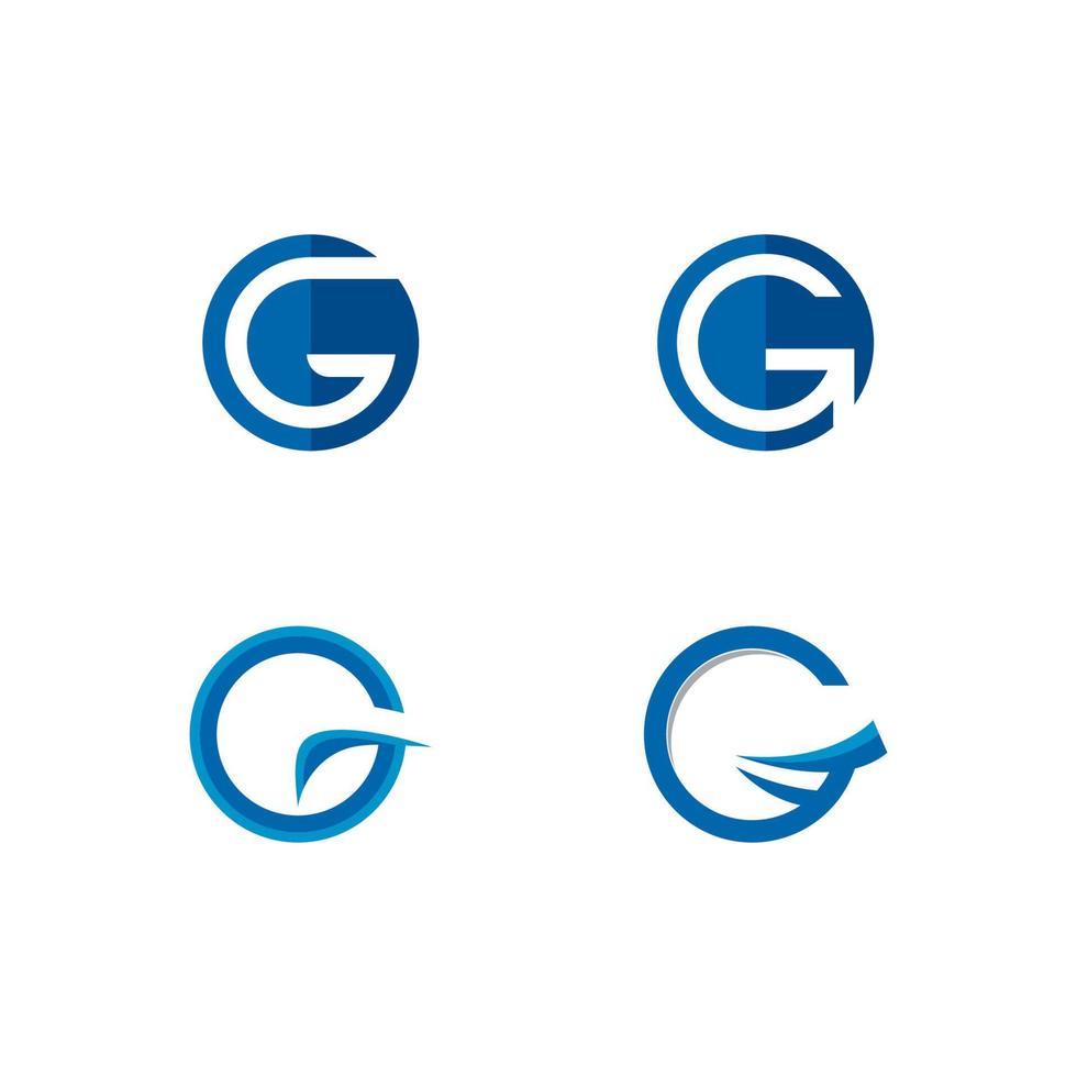 g brev logotyp vektor ikon illustration