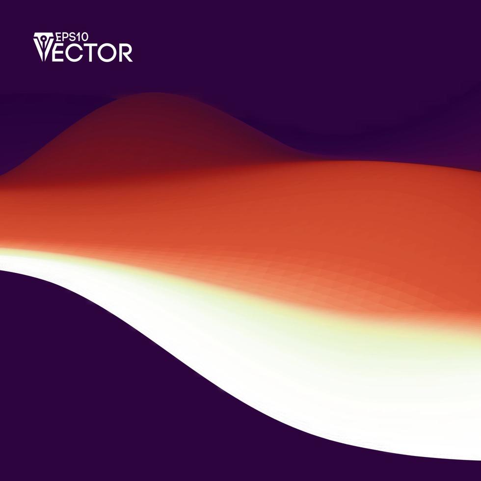 vektor landskap abstrakt lutning bakgrund. Färg bakgrund textur landskap med vätska former.rörelse vektor illustration. eps 10