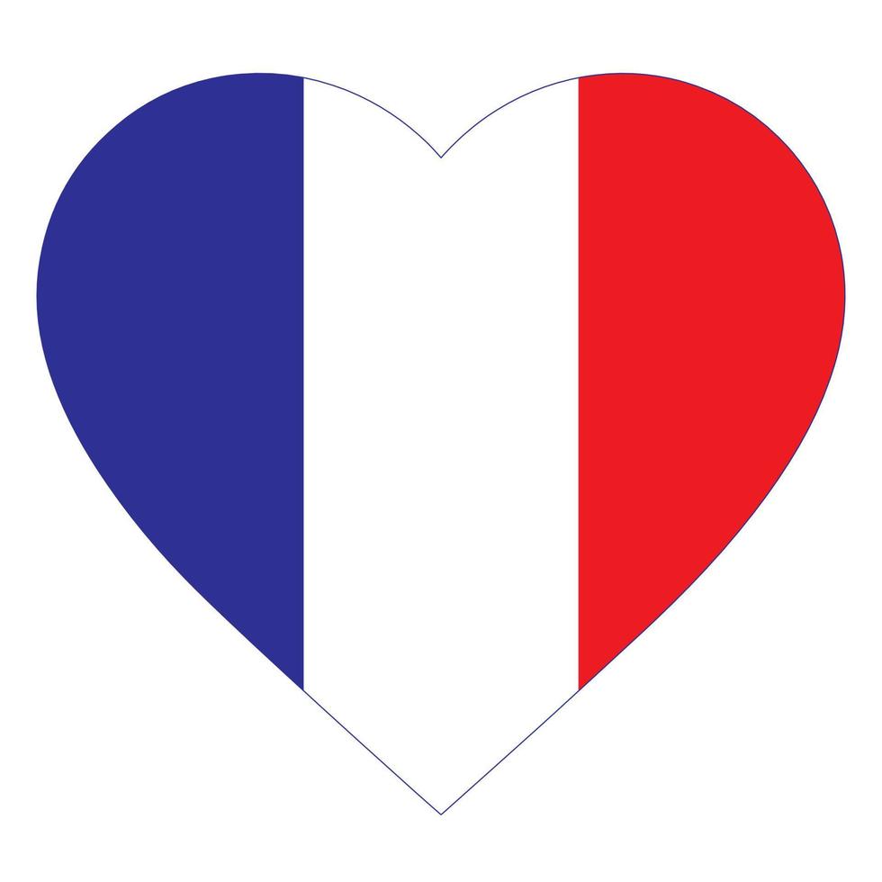 Frankrike vektor design av kärlek symboler. eps10 vektor illustration