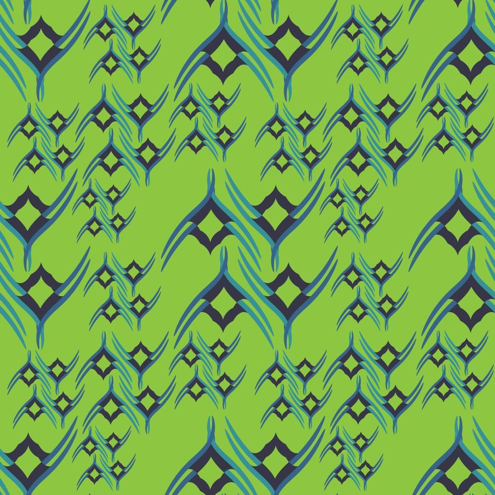 abstraktes nahtloses Muster mit geometrischem Muster. Hintergrund, Tapete, digitaler Vektor für Heimtextilien und blumenförmiges Muster neu